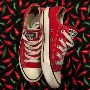 Women’s red converse all-star chuck Taylor